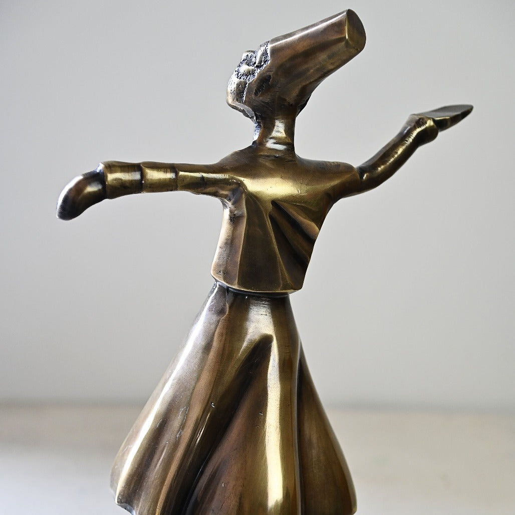 
                  
                    12" Whirling Sufi Dervish Statue - Brass
                  
                