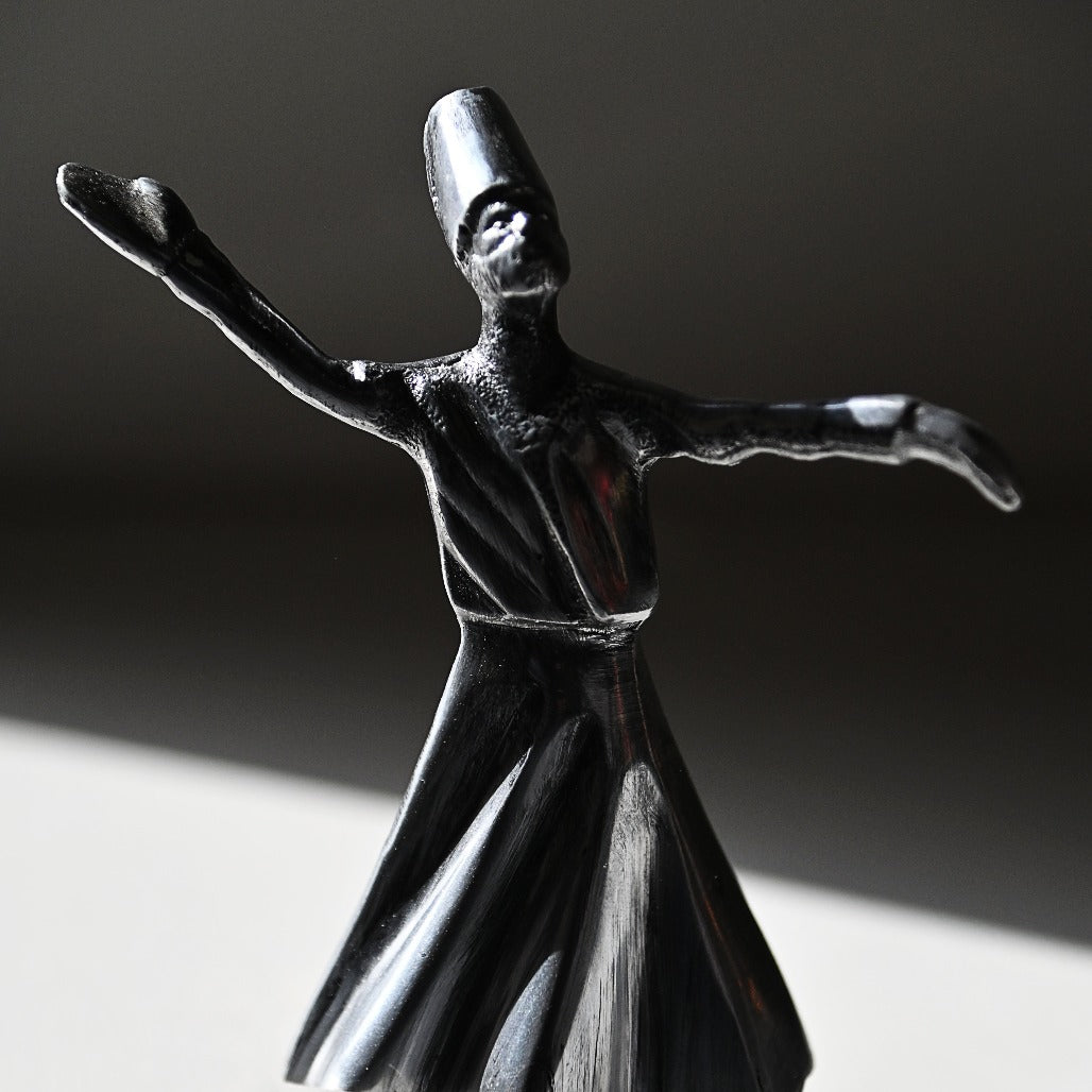 
                  
                    7" Whirling Sufi Dervish Statue - Tarnished Silver
                  
                