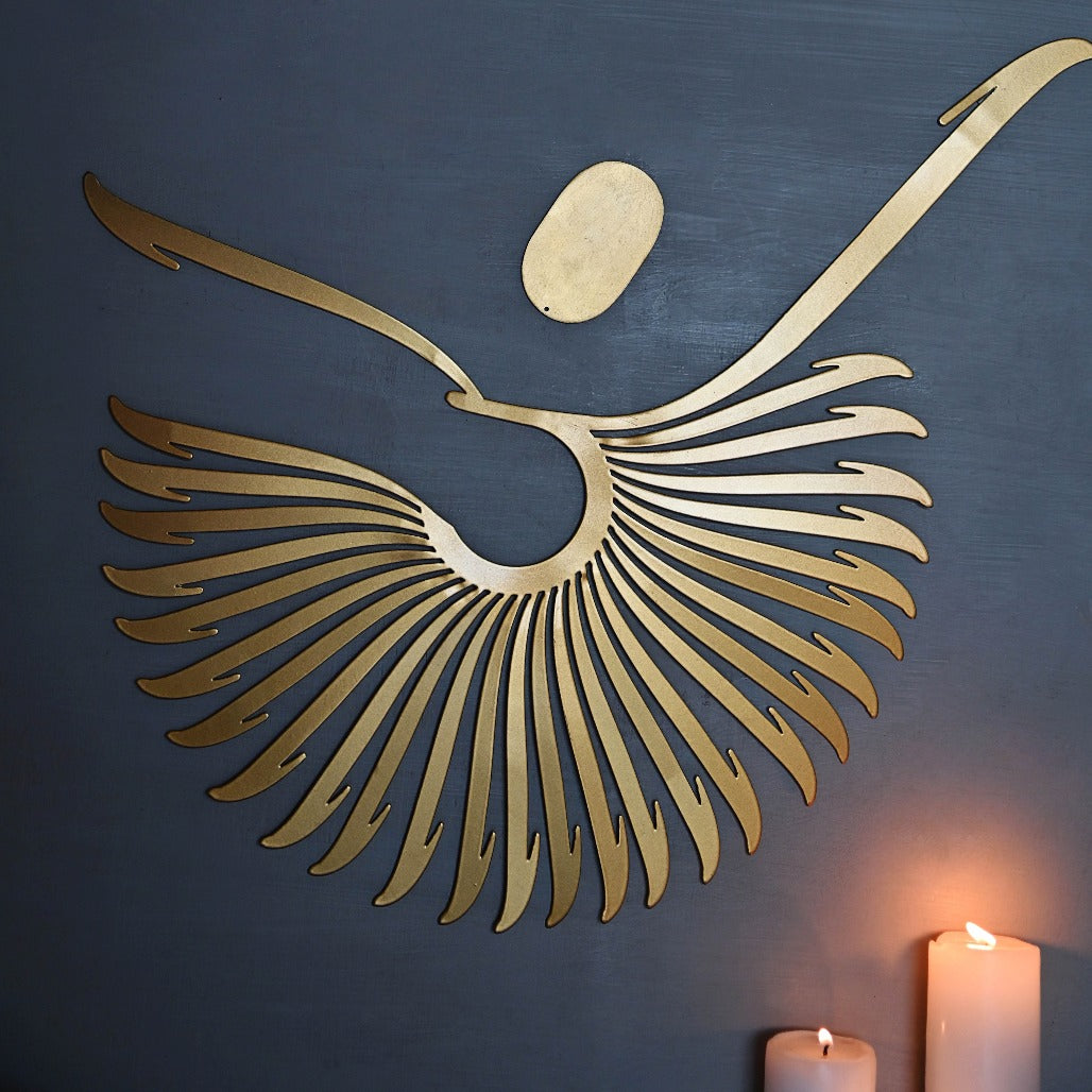 
                  
                    Spinning Sufi Dervish Wall Decor - Brass
                  
                