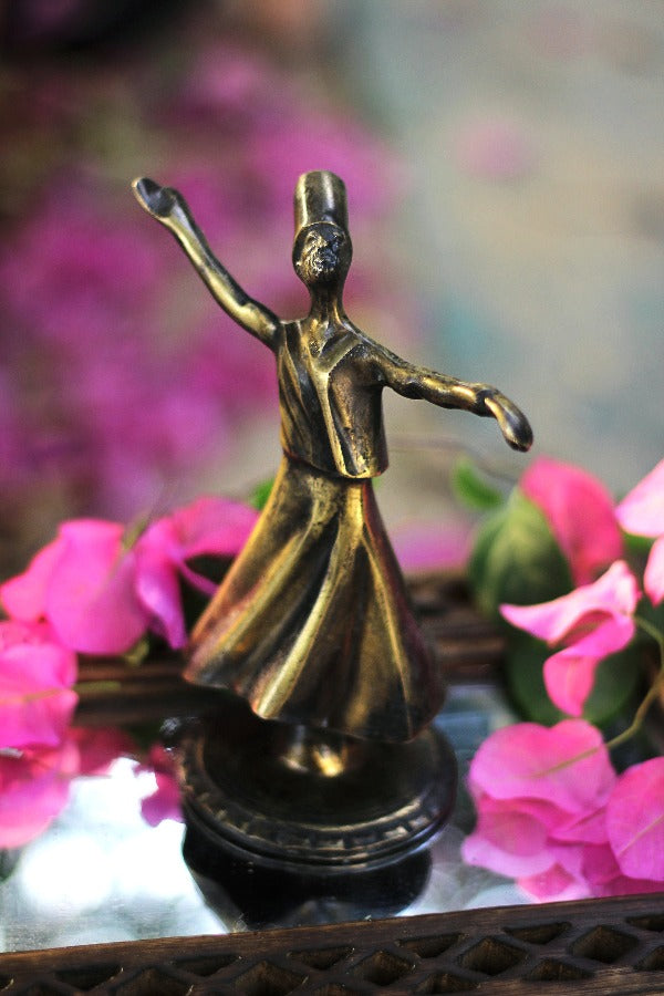 
                  
                    Whirling Sufi Dervish Brass Statue
                  
                